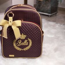 Mochila Com Nome Bordado