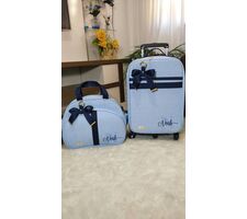 Kit Maternidade Personalizado Azul Bebe
