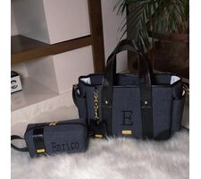 Bolsa mamãe Divisória Luxo + Necessaire