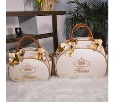 Kit Bolsas de Bebê Personalizado Bege