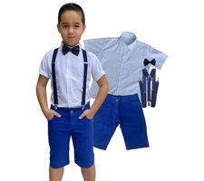 Kit Roupa Social Menino - Festas - Casamento - Batizado - 76684
